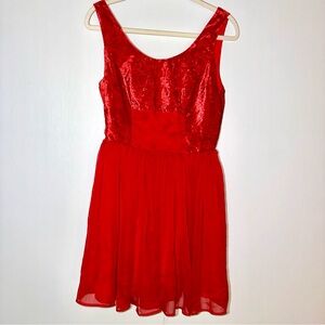 Free People Red Mini Dress